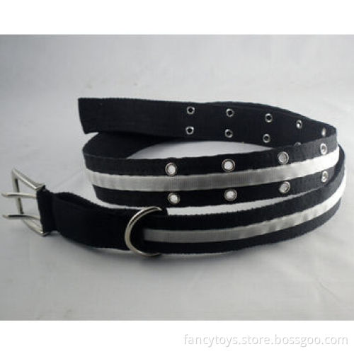 LED flat optical fiber flashing girdle